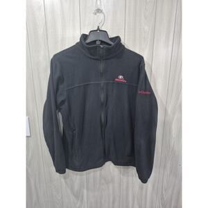 Mens Columbia Georgia Bulldogs Fleece Jacket Size XL Black Warm Cozy Sports...